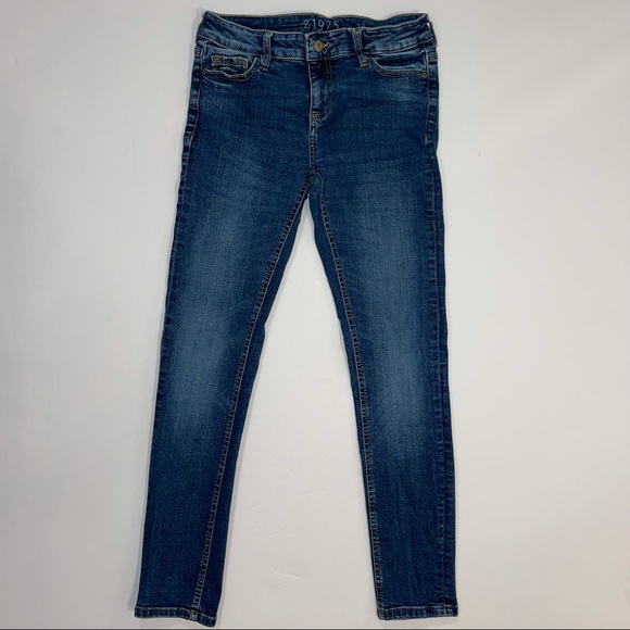Zara Z1975 Low Rise Skinny Jeans
